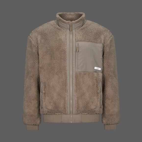 Element Oak Sherpa Sherpa Jacket for Men Size M NWT $120 MSRP ELYJK00224 - Picture 2 of 11